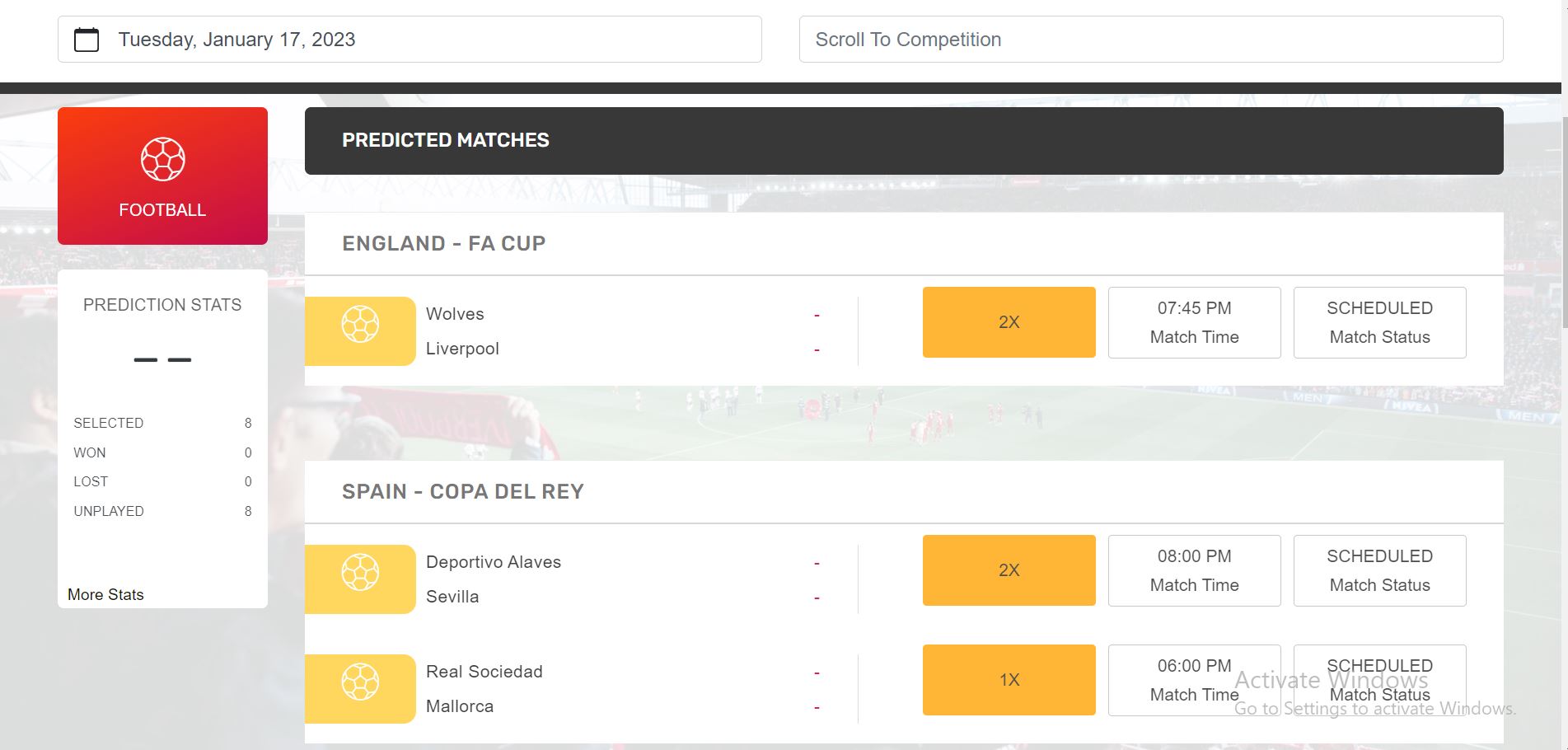 Baboyo Football Prediction